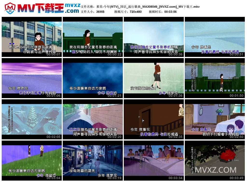 那英-今年(MTV)_国语_流行歌曲_MA308549